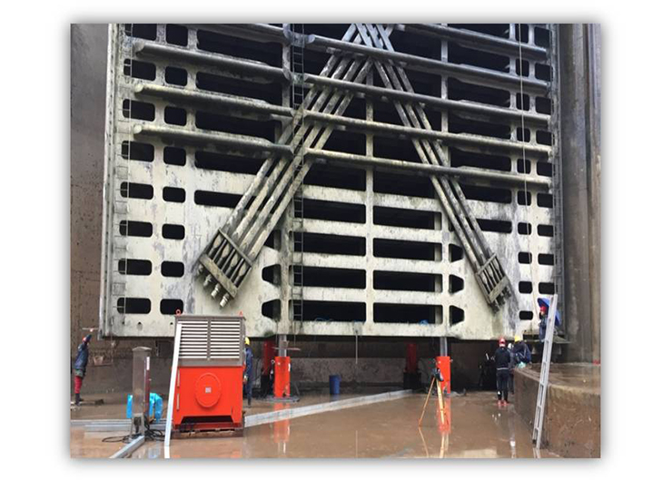 三峽南北二線提升器，提升高度175m ～185m