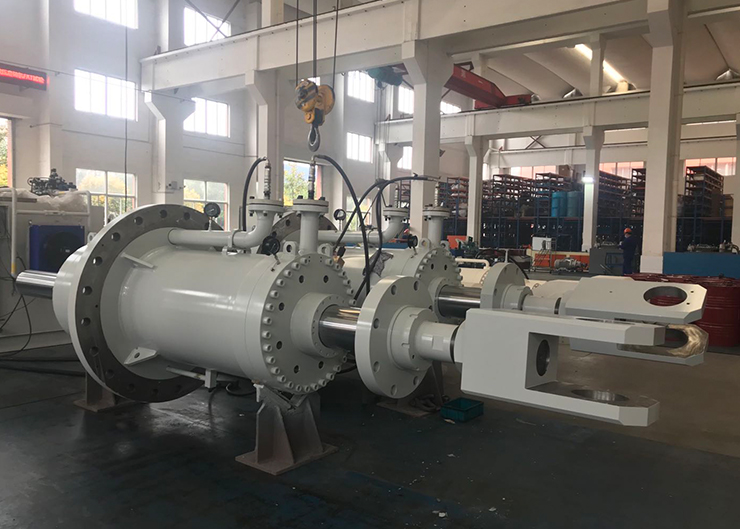 大藤峽電站水輪機接力器，單機容量20萬千瓦